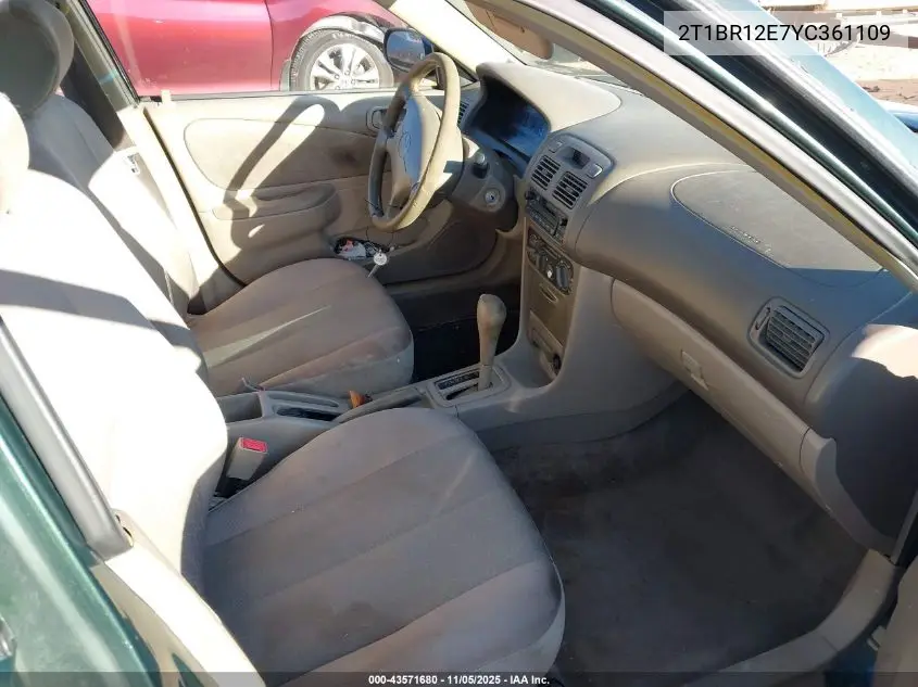 2T1BR12E7YC361109 2000 Toyota Corolla Ve
