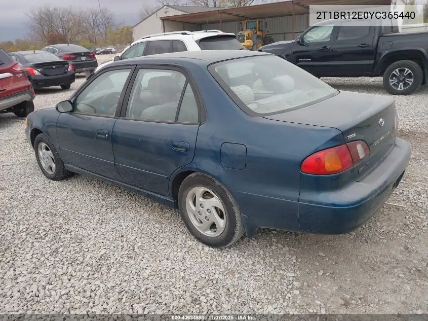 2T1BR12E0YC365440 2000 Toyota Corolla Le
