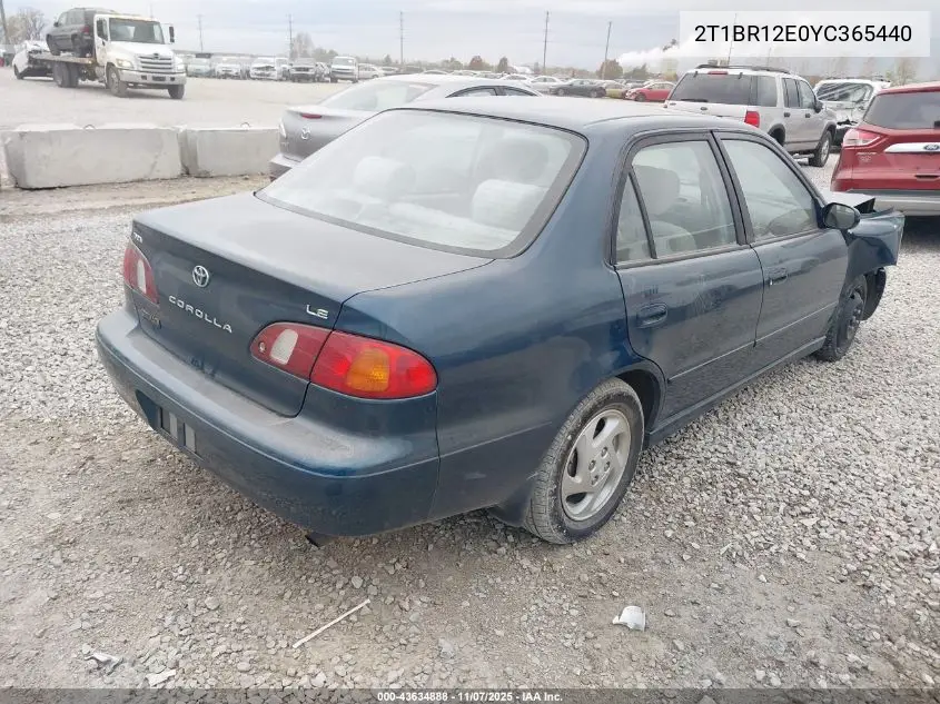 2T1BR12E0YC365440 2000 Toyota Corolla Le