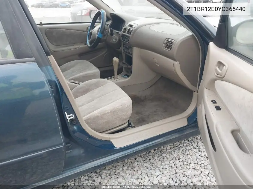2T1BR12E0YC365440 2000 Toyota Corolla Le