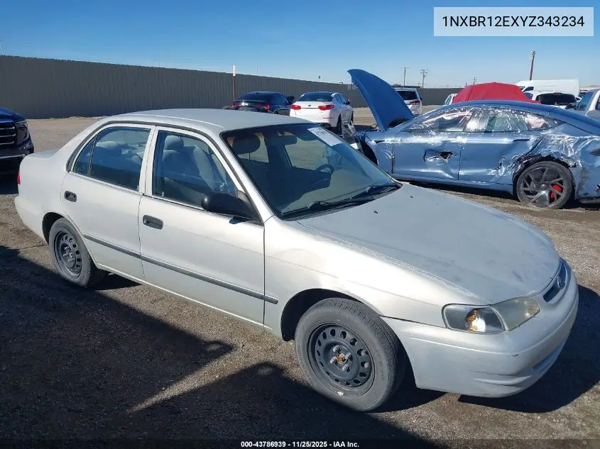 1NXBR12EXYZ343234 2000 Toyota Corolla Ce