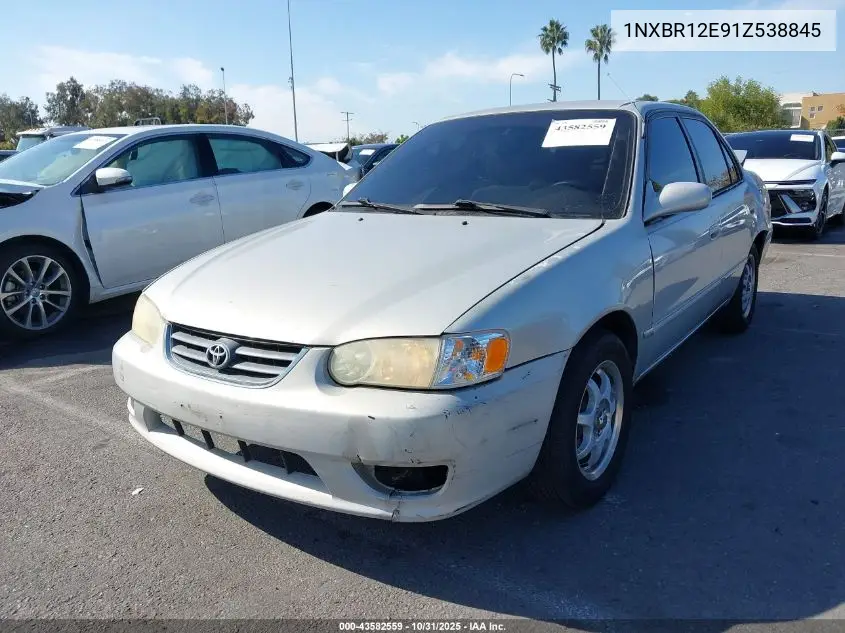 1NXBR12E91Z538845 2001 Toyota Corolla Le