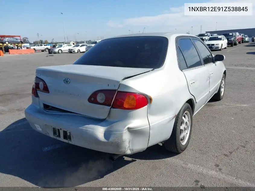 1NXBR12E91Z538845 2001 Toyota Corolla Le