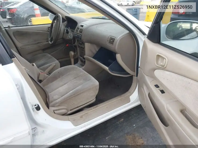 1NXBR12E11Z526950 2001 Toyota Corolla Le