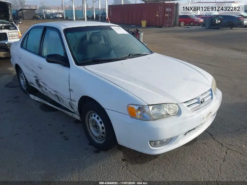 1NXBR12E91Z432282 2001 Toyota Corolla S