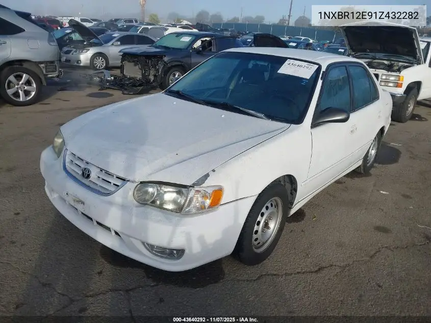 1NXBR12E91Z432282 2001 Toyota Corolla S