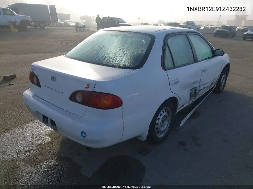 1NXBR12E91Z432282 2001 Toyota Corolla S