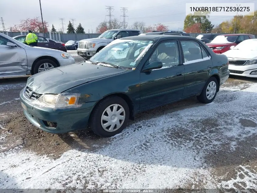 1NXBR18E71Z536275 2001 Toyota Corolla Le