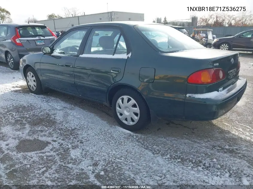 1NXBR18E71Z536275 2001 Toyota Corolla Le