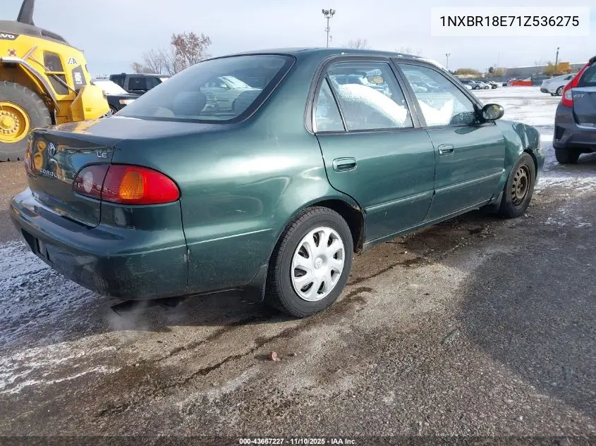 1NXBR18E71Z536275 2001 Toyota Corolla Le