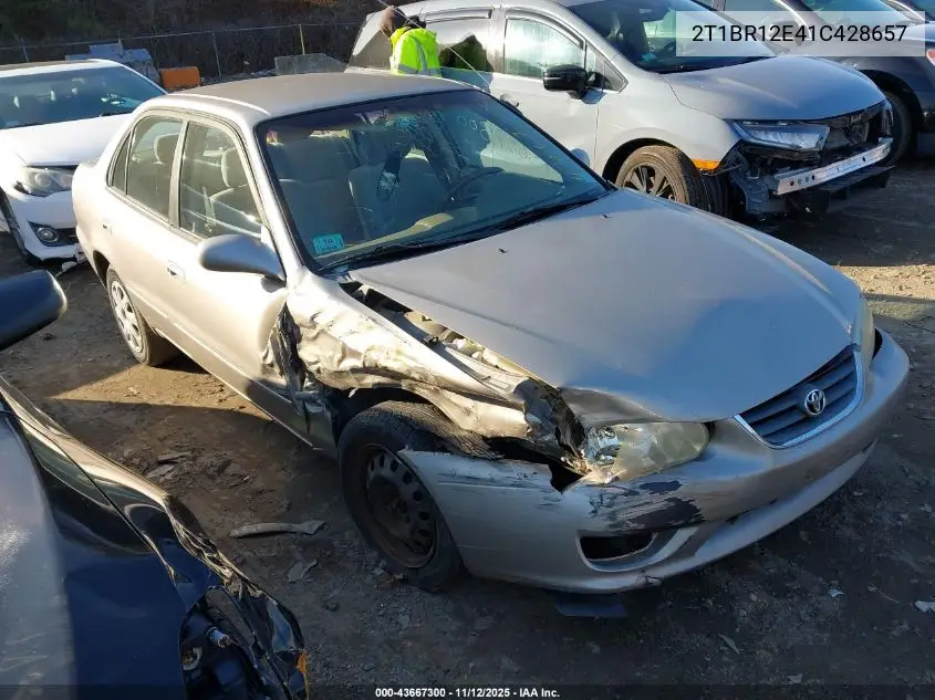 2T1BR12E41C428657 2001 Toyota Corolla Le