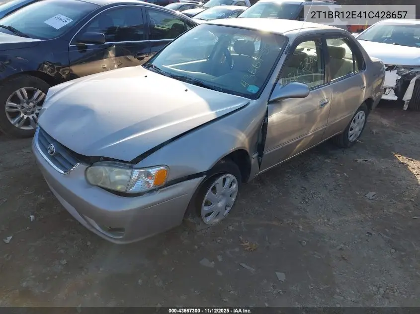 2T1BR12E41C428657 2001 Toyota Corolla Le