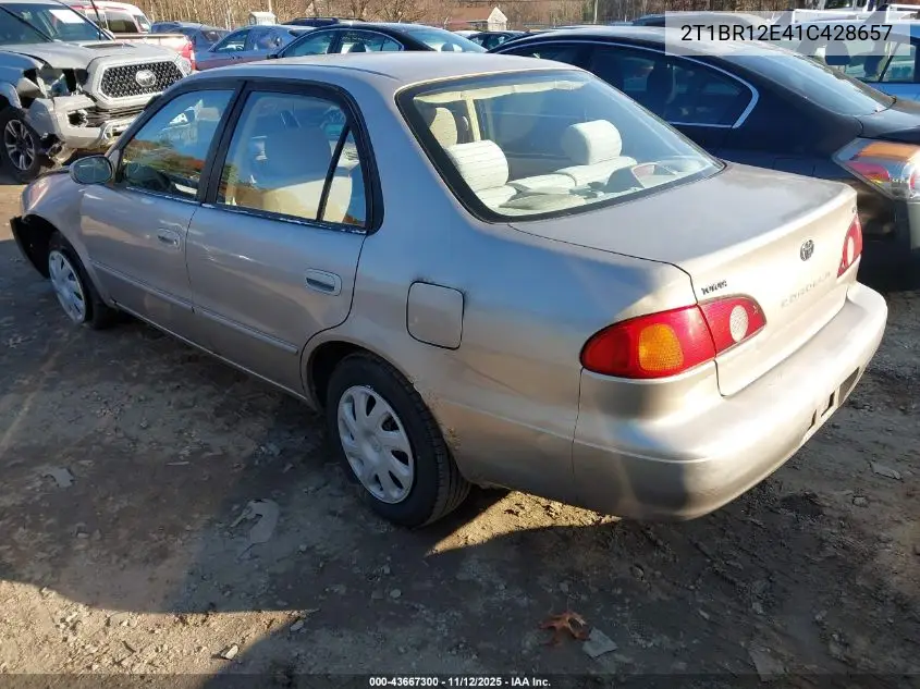 2T1BR12E41C428657 2001 Toyota Corolla Le