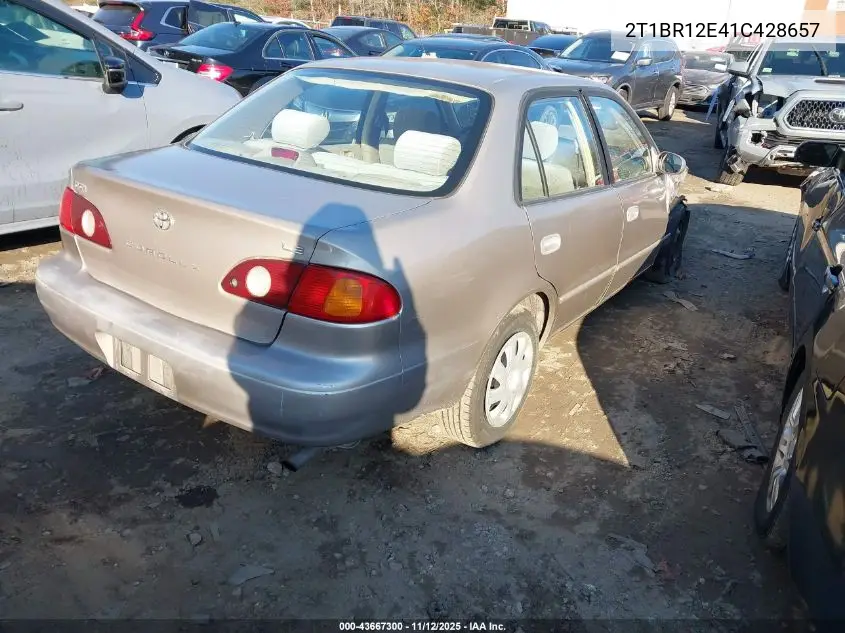 2T1BR12E41C428657 2001 Toyota Corolla Le