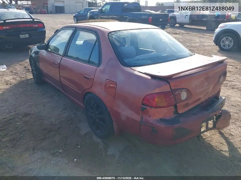 1NXBR12E81Z488049 2001 Toyota Corolla S