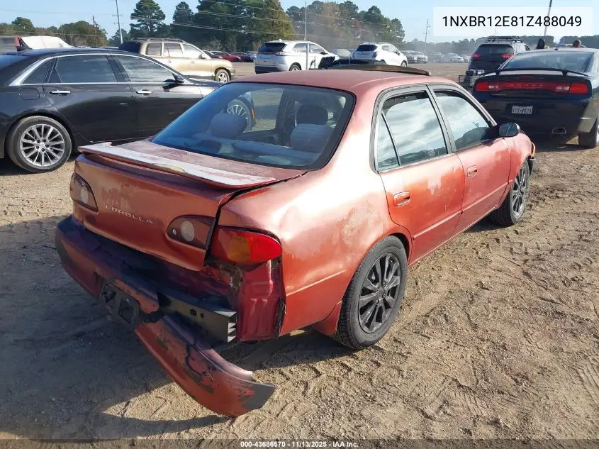 1NXBR12E81Z488049 2001 Toyota Corolla S