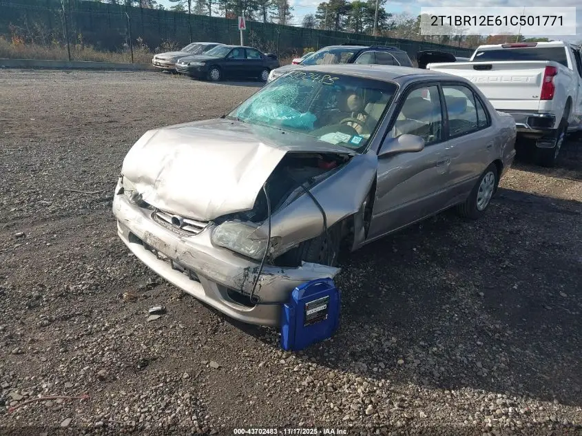 2T1BR12E61C501771 2001 Toyota Corolla Le