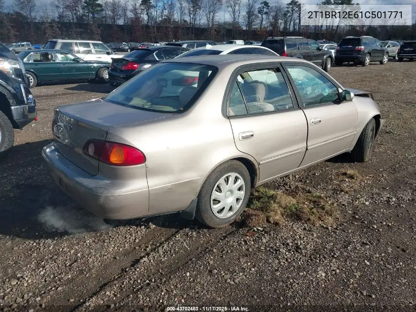 2T1BR12E61C501771 2001 Toyota Corolla Le