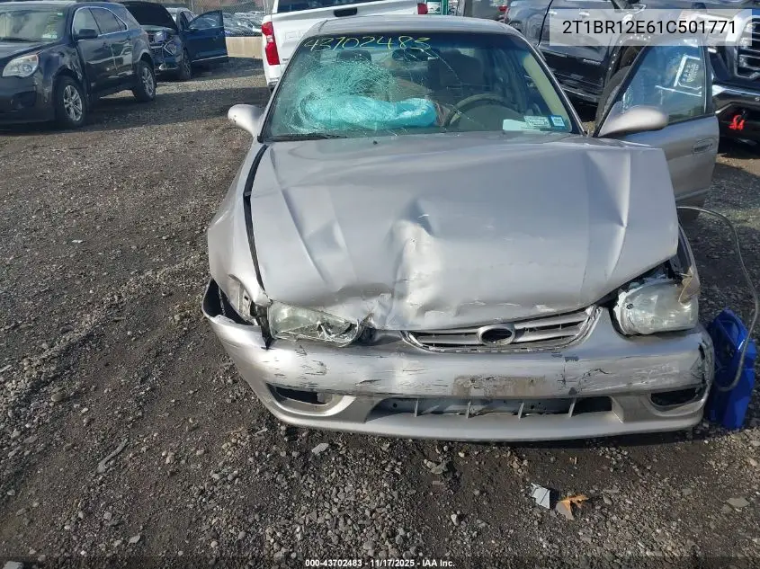 2T1BR12E61C501771 2001 Toyota Corolla Le