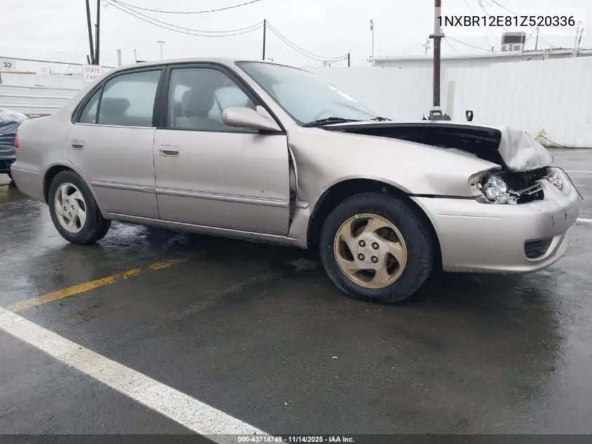 1NXBR12E81Z520336 2001 Toyota Corolla Le