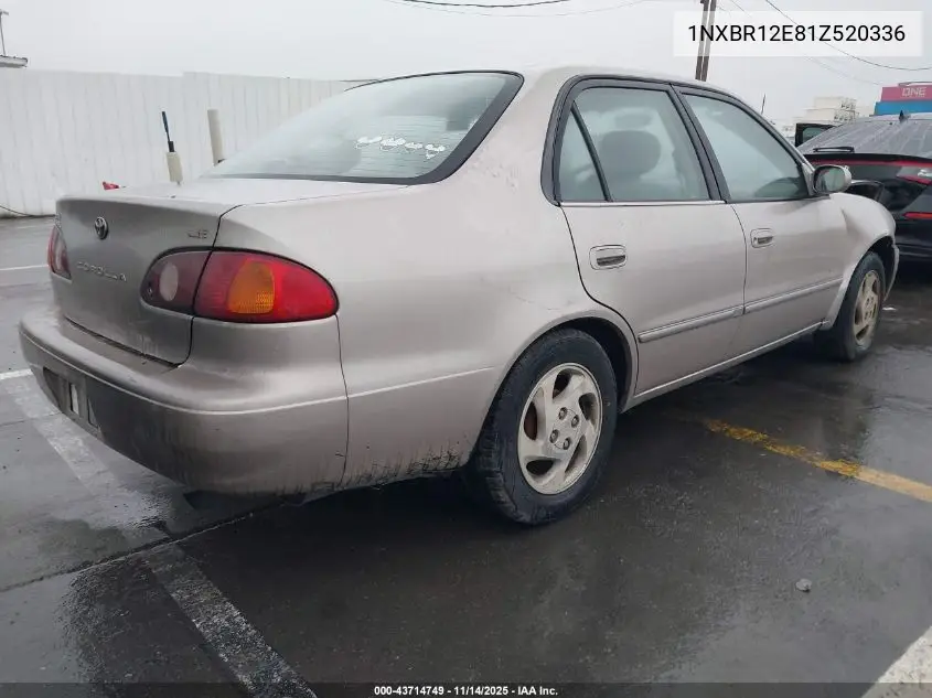 1NXBR12E81Z520336 2001 Toyota Corolla Le