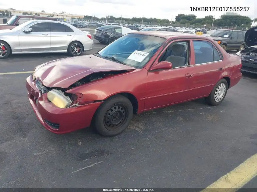 1NXBR12E01Z555257 2001 Toyota Corolla Ce