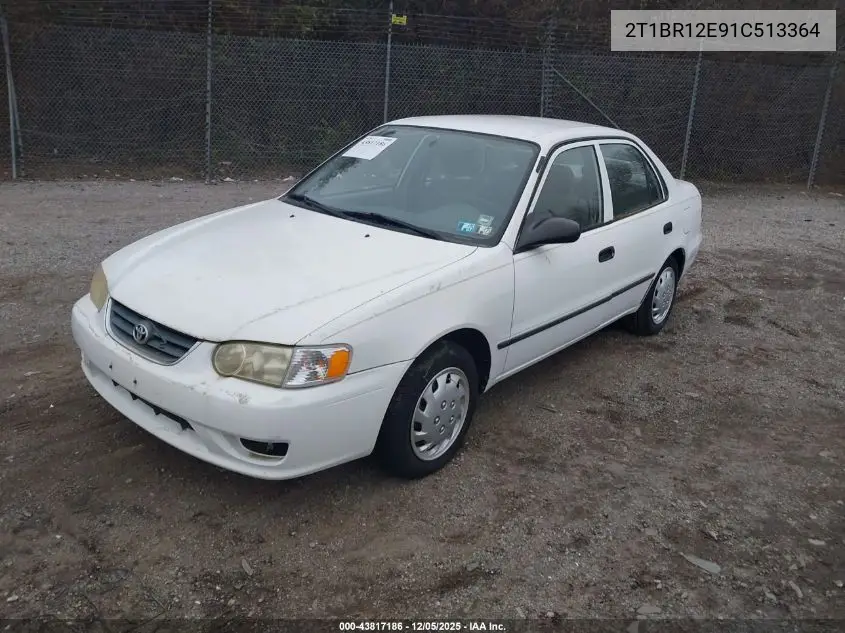2T1BR12E91C513364 2001 Toyota Corolla Ce