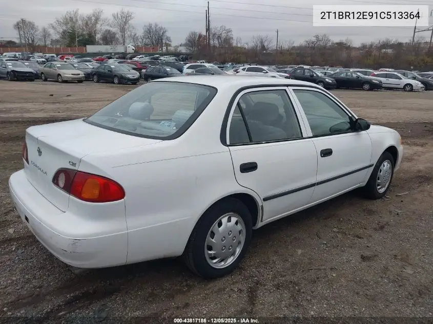 2T1BR12E91C513364 2001 Toyota Corolla Ce