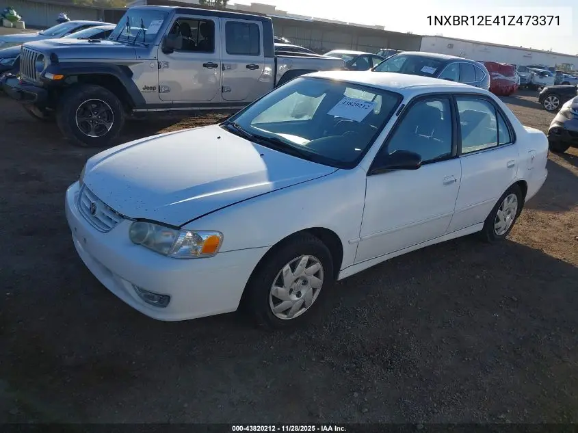 1NXBR12E41Z473371 2001 Toyota Corolla S