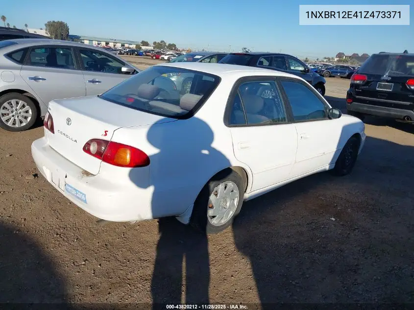 1NXBR12E41Z473371 2001 Toyota Corolla S