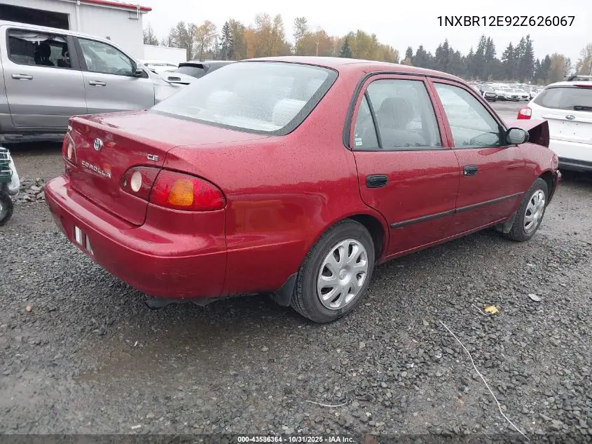 1NXBR12E92Z626067 2002 Toyota Corolla Ce