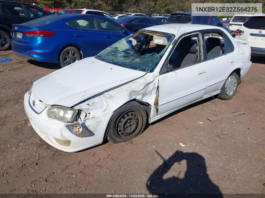 1NXBR12E32Z564276 2002 Toyota Corolla S