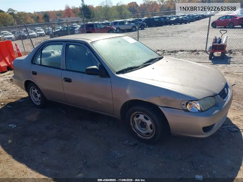 1NXBR12E92Z652538 2002 Toyota Corolla Ce