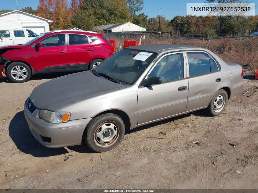 1NXBR12E92Z652538 2002 Toyota Corolla Ce