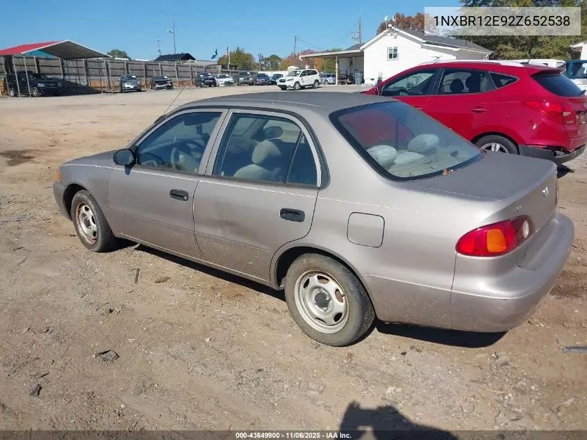 1NXBR12E92Z652538 2002 Toyota Corolla Ce