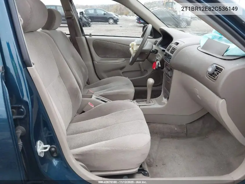 2T1BR12E82C536149 2002 Toyota Corolla Ce