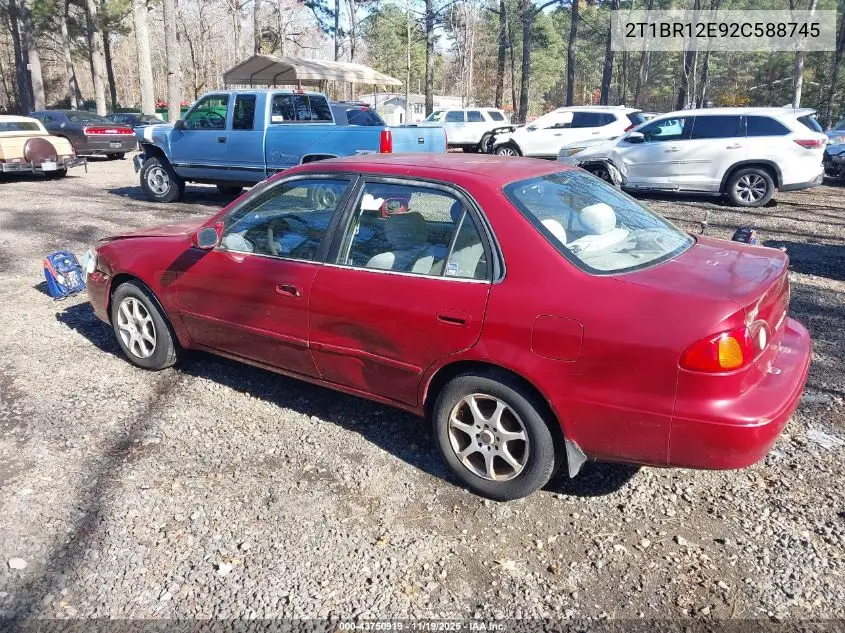 2T1BR12E92C588745 2002 Toyota Corolla Le