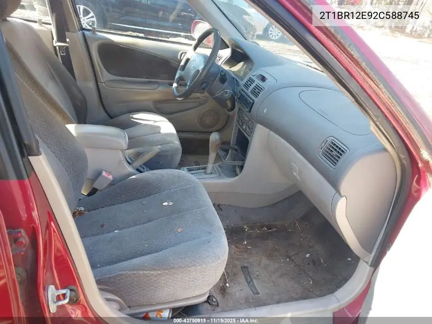 2T1BR12E92C588745 2002 Toyota Corolla Le