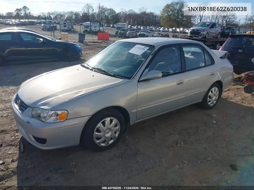 1NXBR18E62Z620038 2002 Toyota Corolla Le