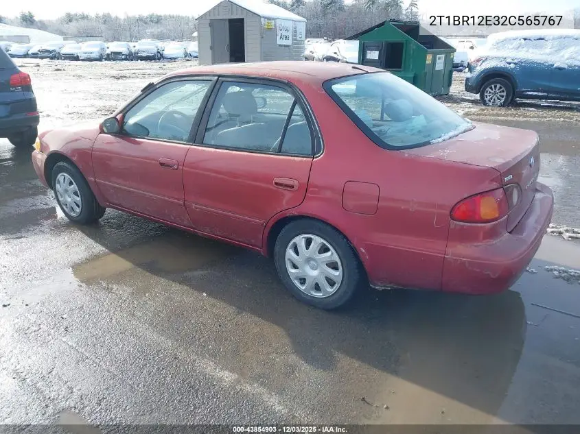 2T1BR12E32C565767 2002 Toyota Corolla Le