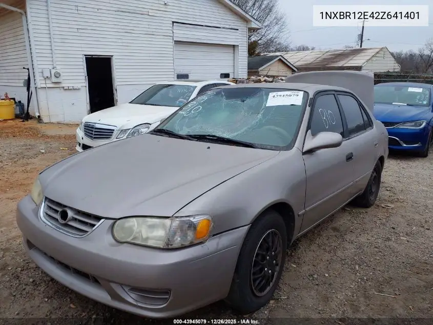 1NXBR12E42Z641401 2002 Toyota Corolla Le