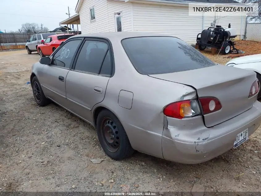 1NXBR12E42Z641401 2002 Toyota Corolla Le