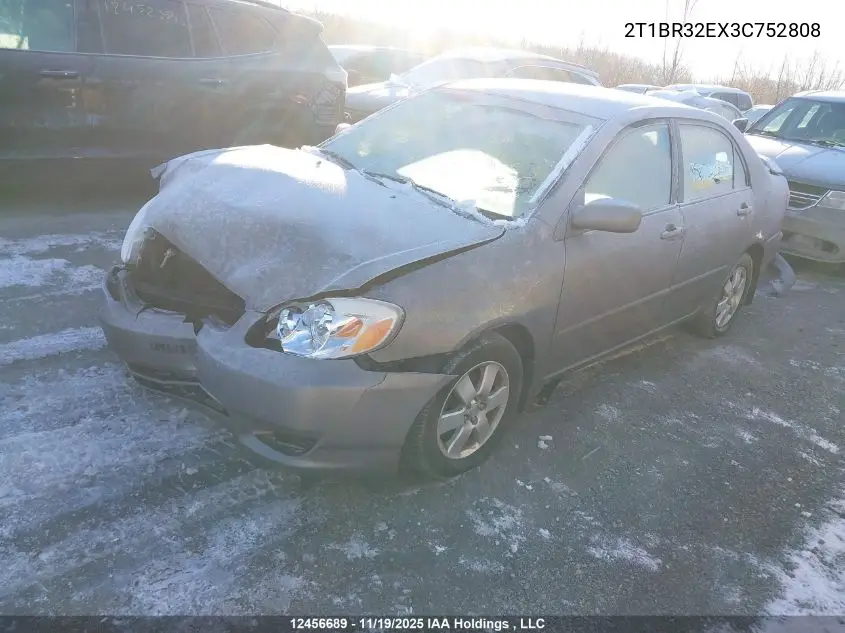 2T1BR32EX3C752808 2003 Toyota Corolla Ce/Le/S