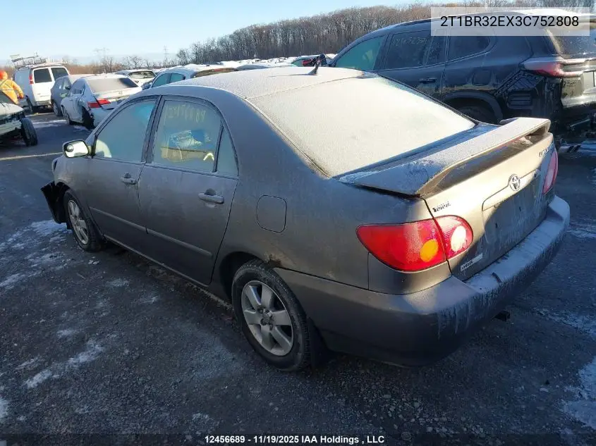2T1BR32EX3C752808 2003 Toyota Corolla Ce/Le/S