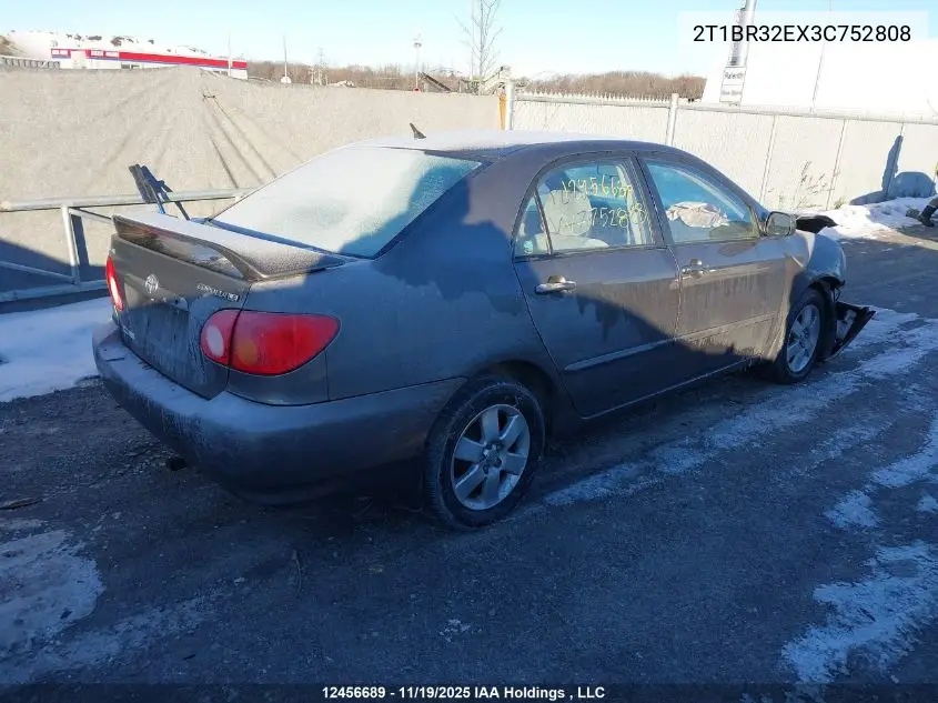 2T1BR32EX3C752808 2003 Toyota Corolla Ce/Le/S