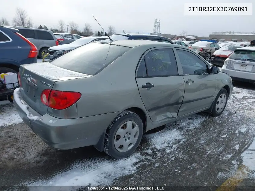 2T1BR32EX3C769091 2003 Toyota Corolla Ce/Le/S