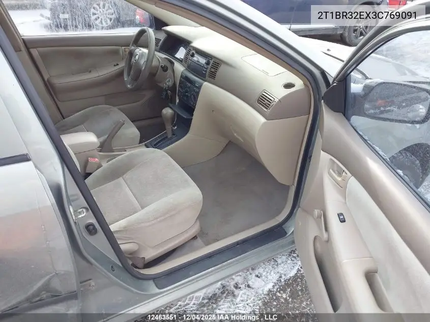 2T1BR32EX3C769091 2003 Toyota Corolla Ce/Le/S