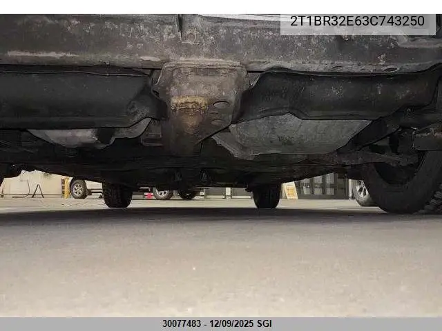 2T1BR32E63C743250 2003 Toyota Corolla Ce/Le/S