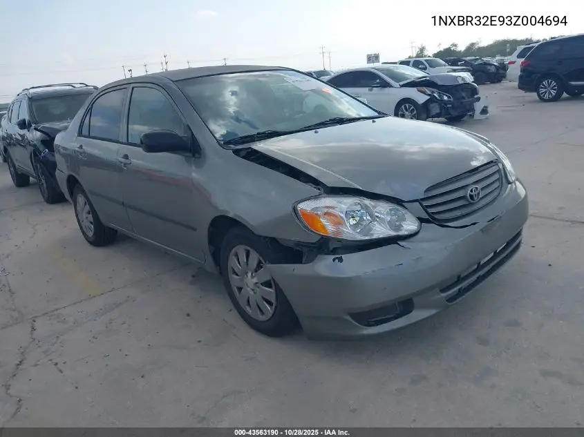 1NXBR32E93Z004694 2003 Toyota Corolla Ce