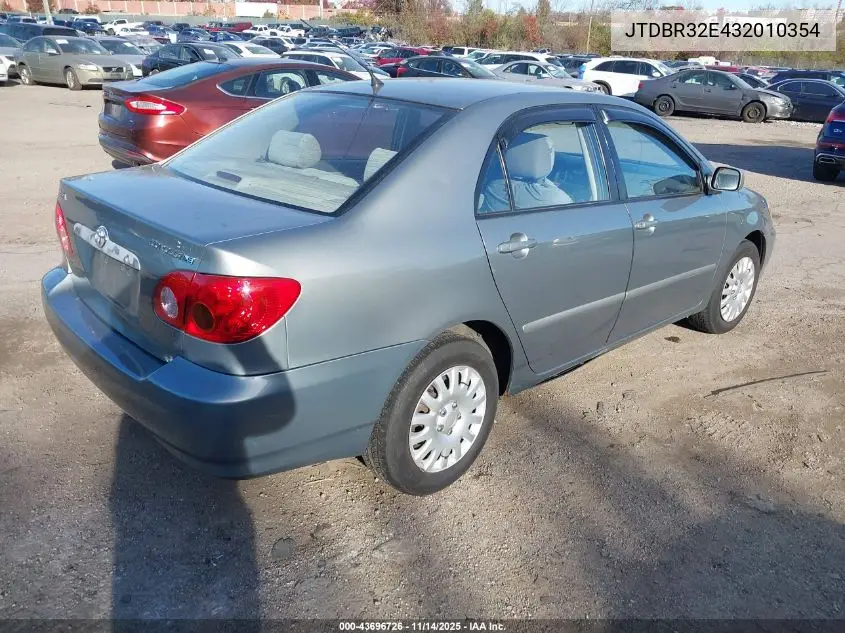 JTDBR32E432010354 2003 Toyota Corolla Le